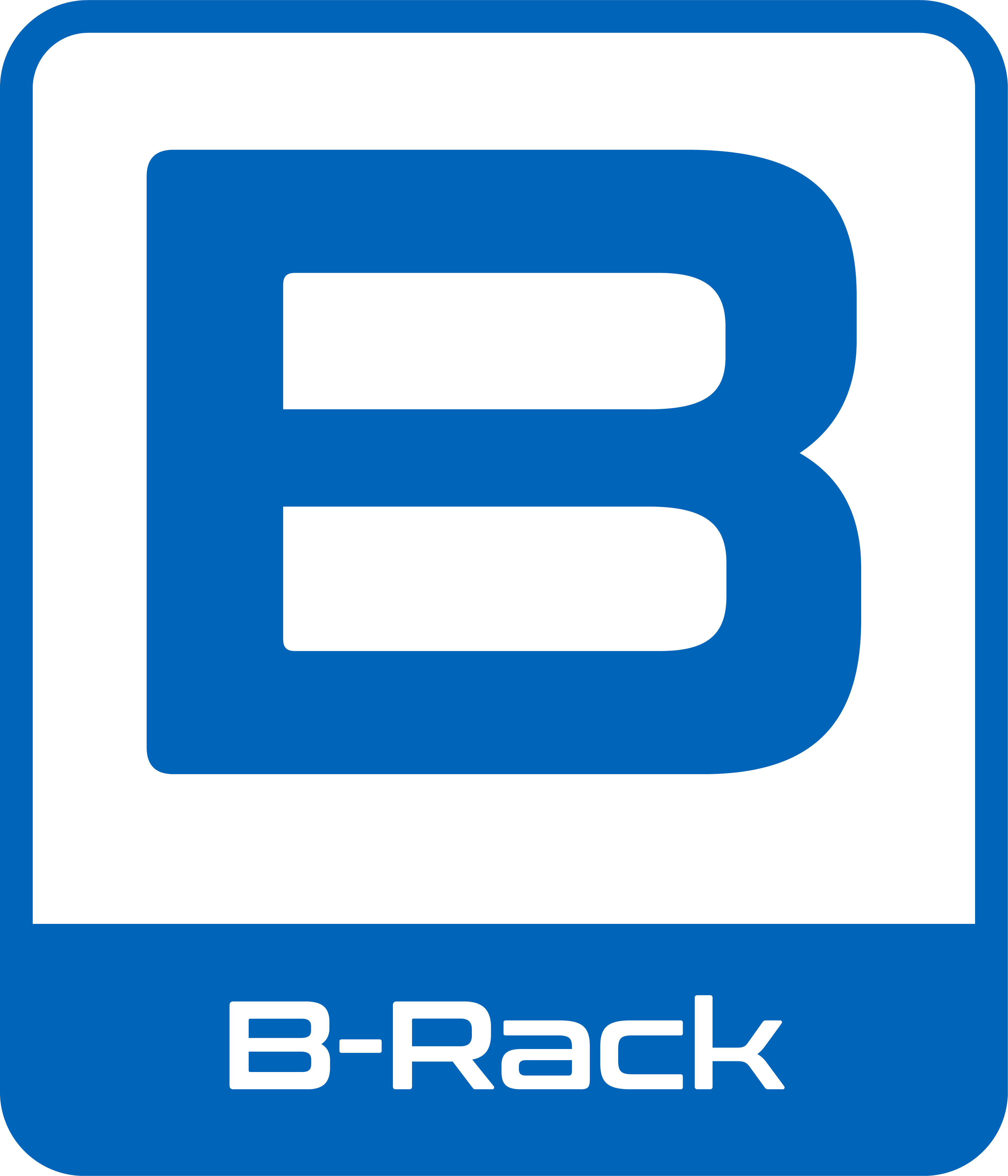 B-Rack azul
