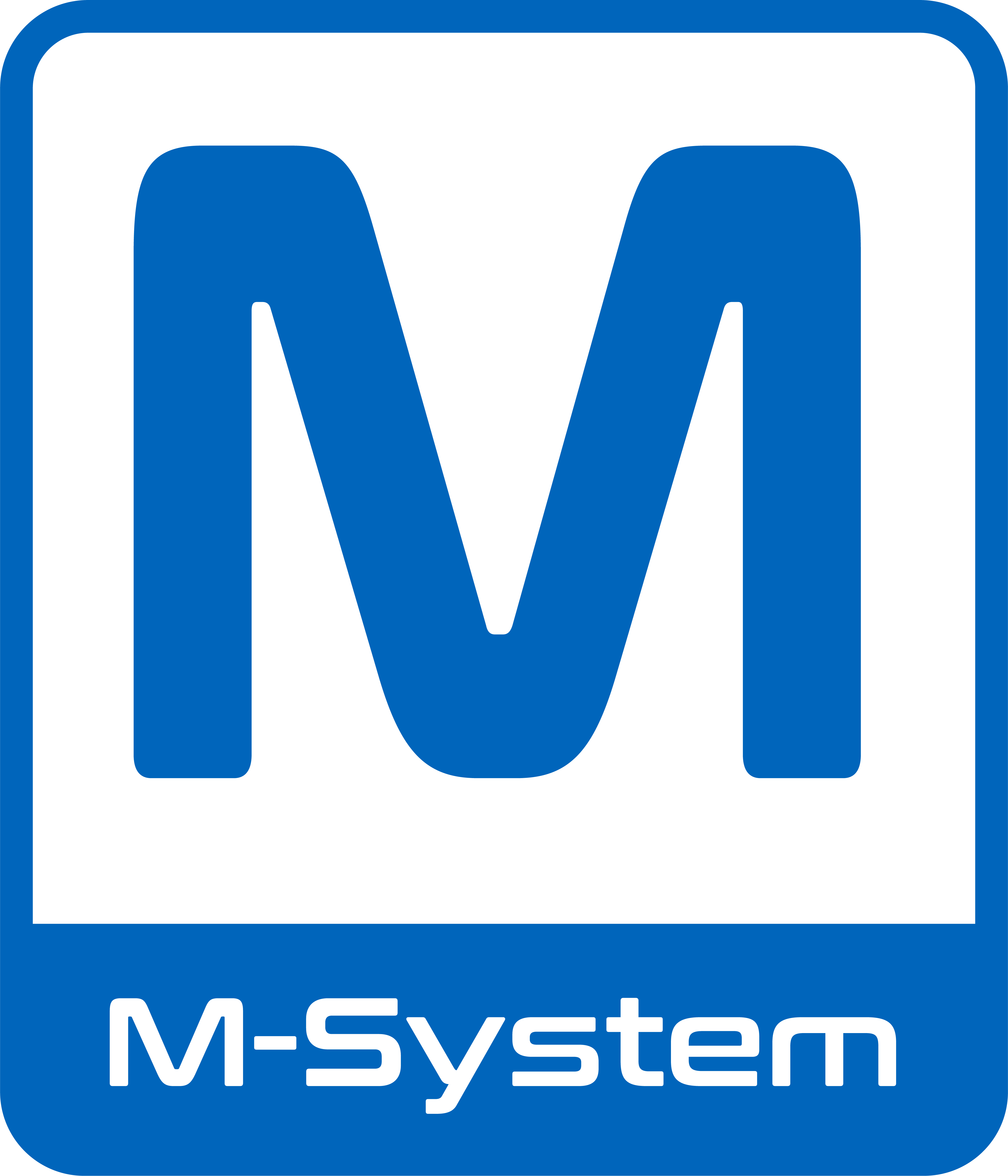 M-System azul