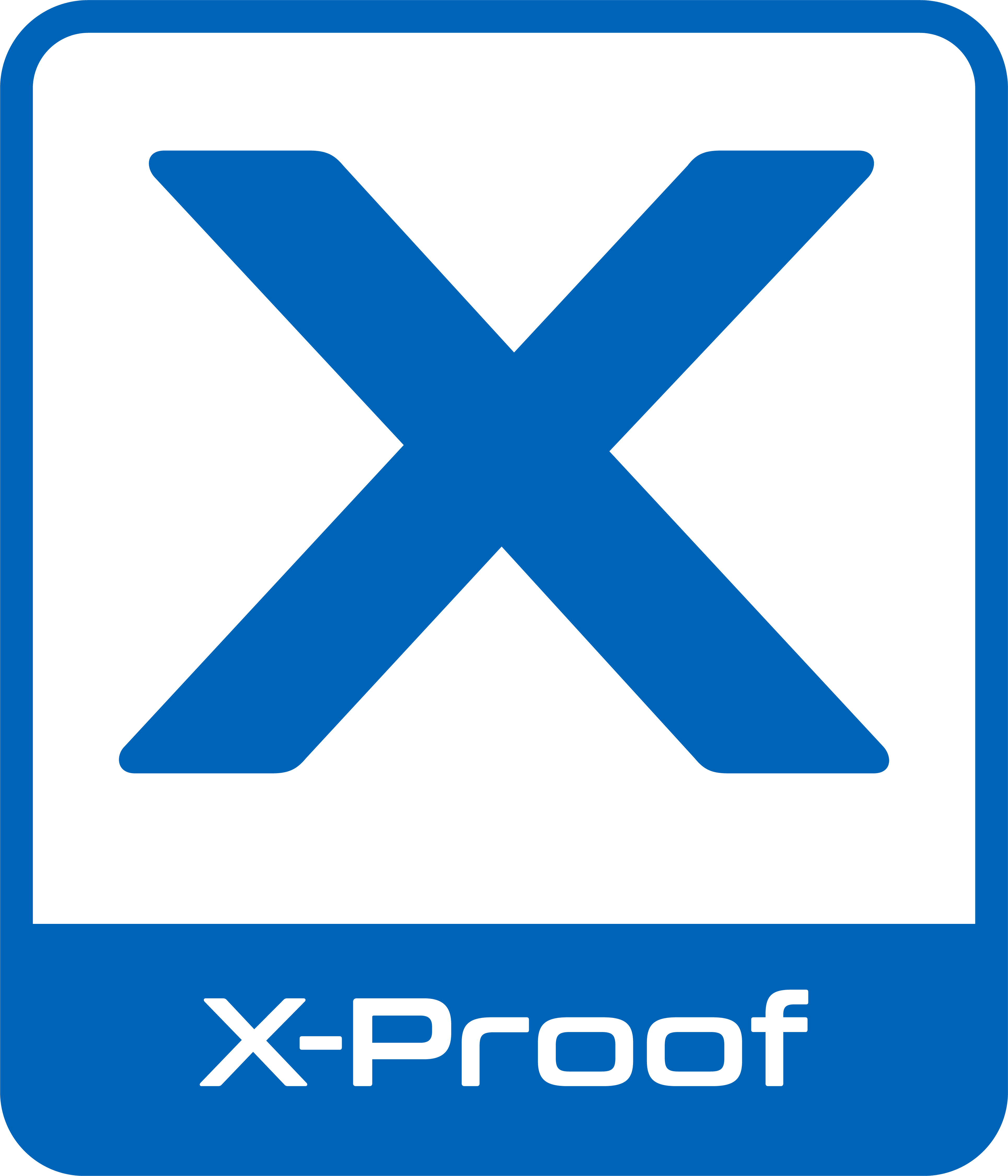 X-Proof azul
